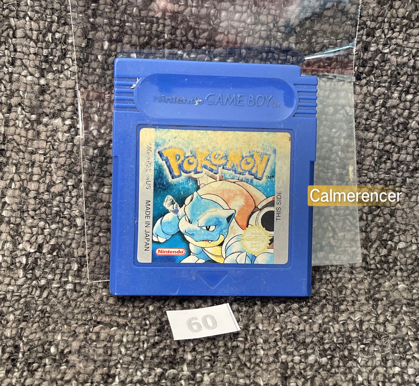 Pokemon Blue Version Game - Nintendo Gameboy