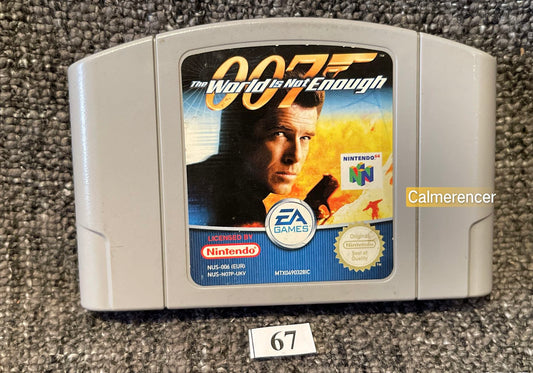 007 The World is Not Enough - Nintendo 64 / N64 - Pal Version