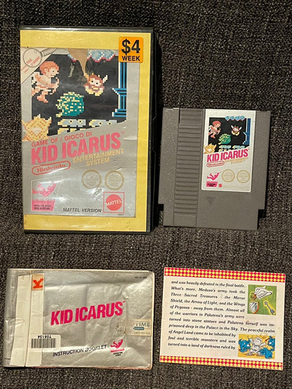 Kid Icarus Game - Nes - Nintendo / Entertainment System - Pal Version