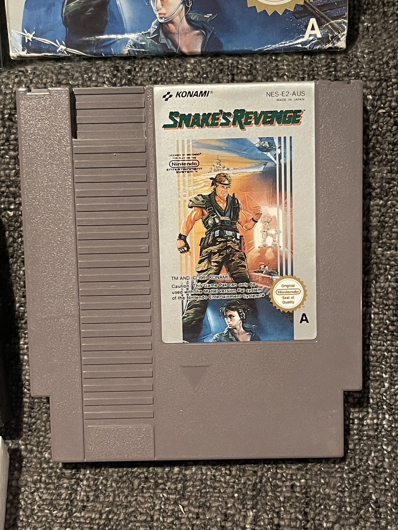 Snakes Revenge Game - Nes - Nintendo / Entertainment System - Pal Version