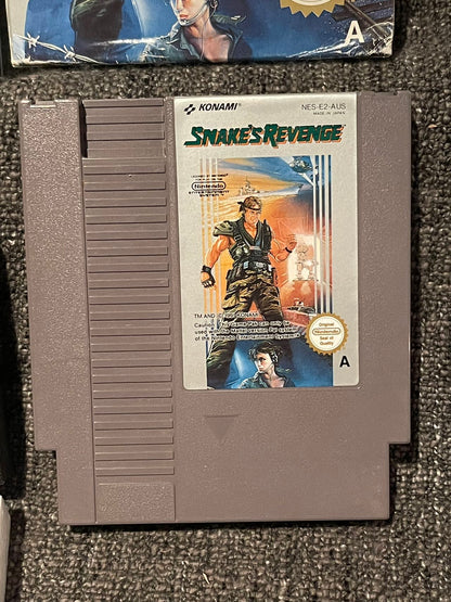 Snakes Revenge Game - Nes - Nintendo / Entertainment System - Pal Version