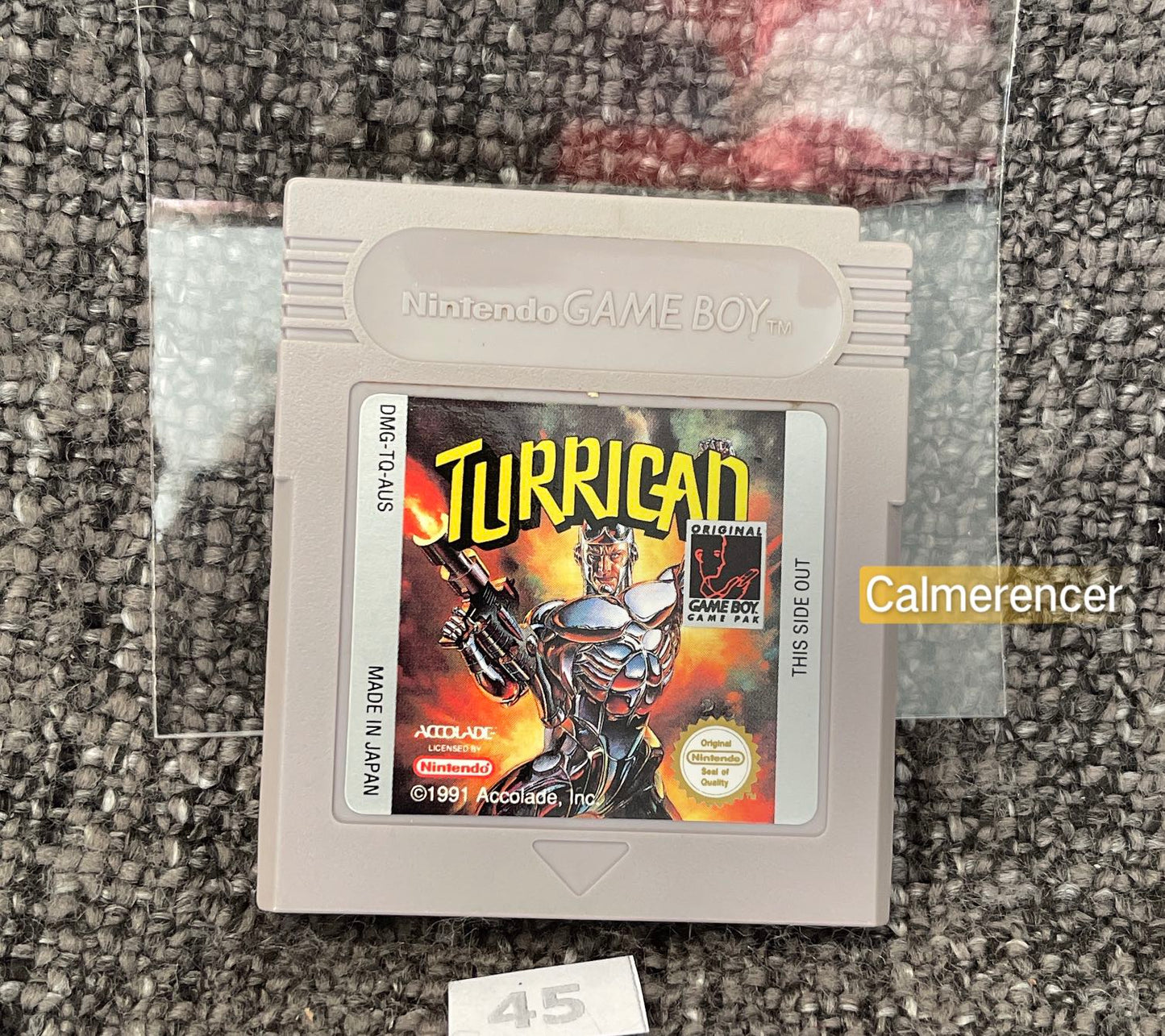 Turrican Game - Nintendo Gameboy