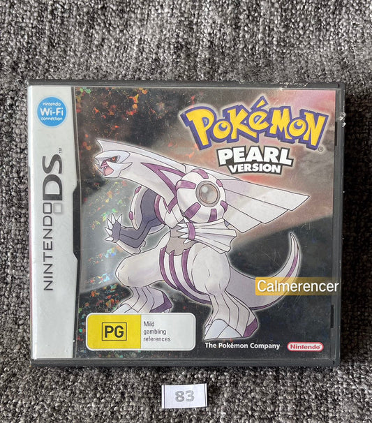 Pokemon Pearl Version Game Nintendo DS - Pal