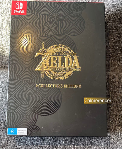 The Legend Of Zelda Tears Of The Kingdom Collectors Edition Game - Nintendo Switch