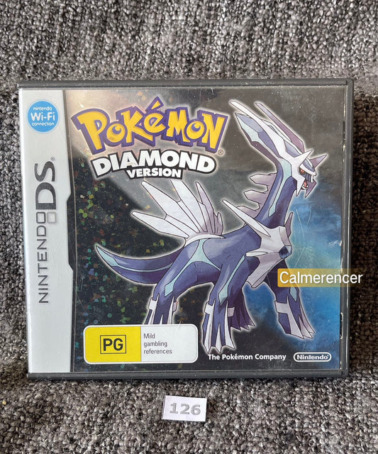 Pokemon Diamond Version Game Nintendo DS - Pal