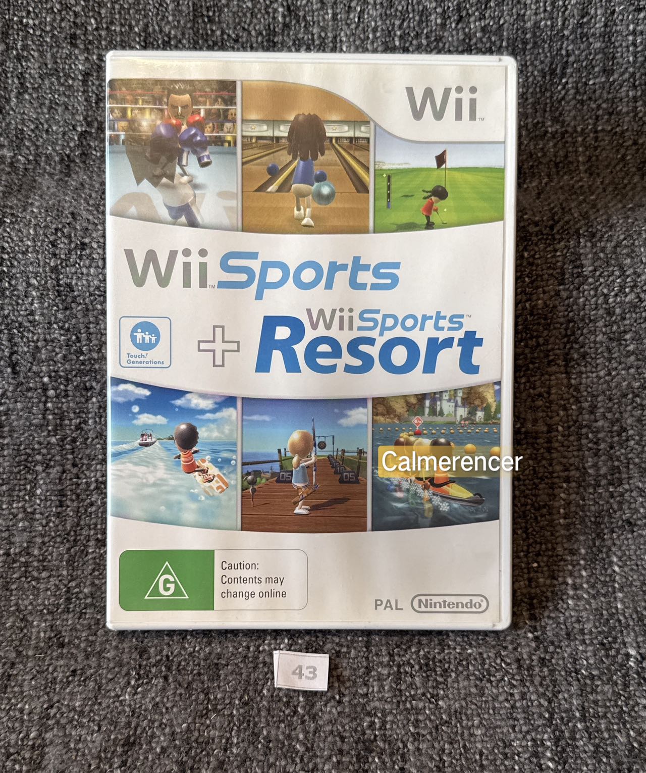 Wii Sports Resort + Wii Sports Combo Pack - Nintendo Wii game