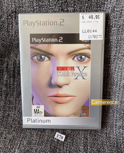 Resident Evil Code Veronica X Game- Sony PlayStation 2 (PS2)