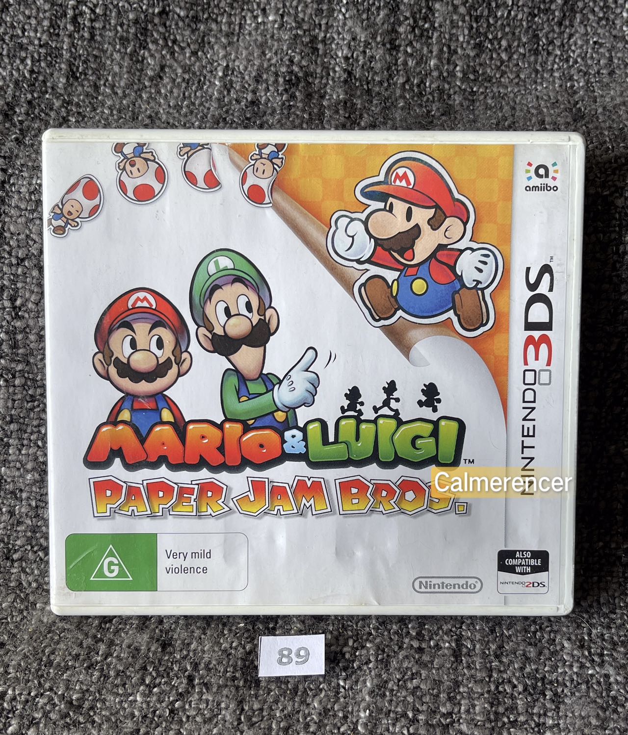 Mario & Luigi Paper Jam Bros. Game Nintendo 3DS