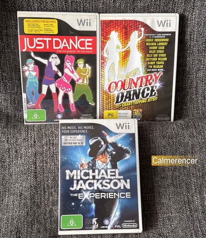 3x Dance Bundle -  Nintendo Wii games