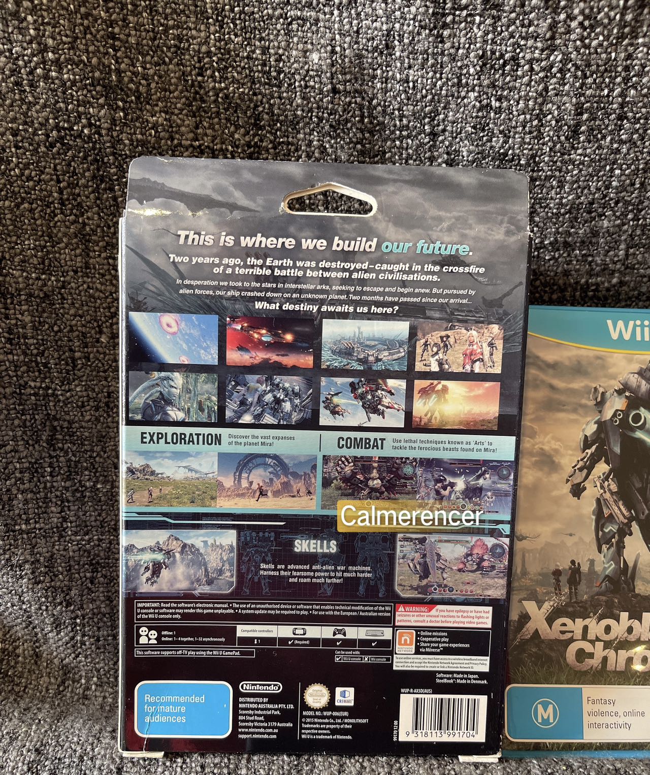 Xenoblade Chronicles X Limited Edition box set Like new - Nintendo Wii U Game