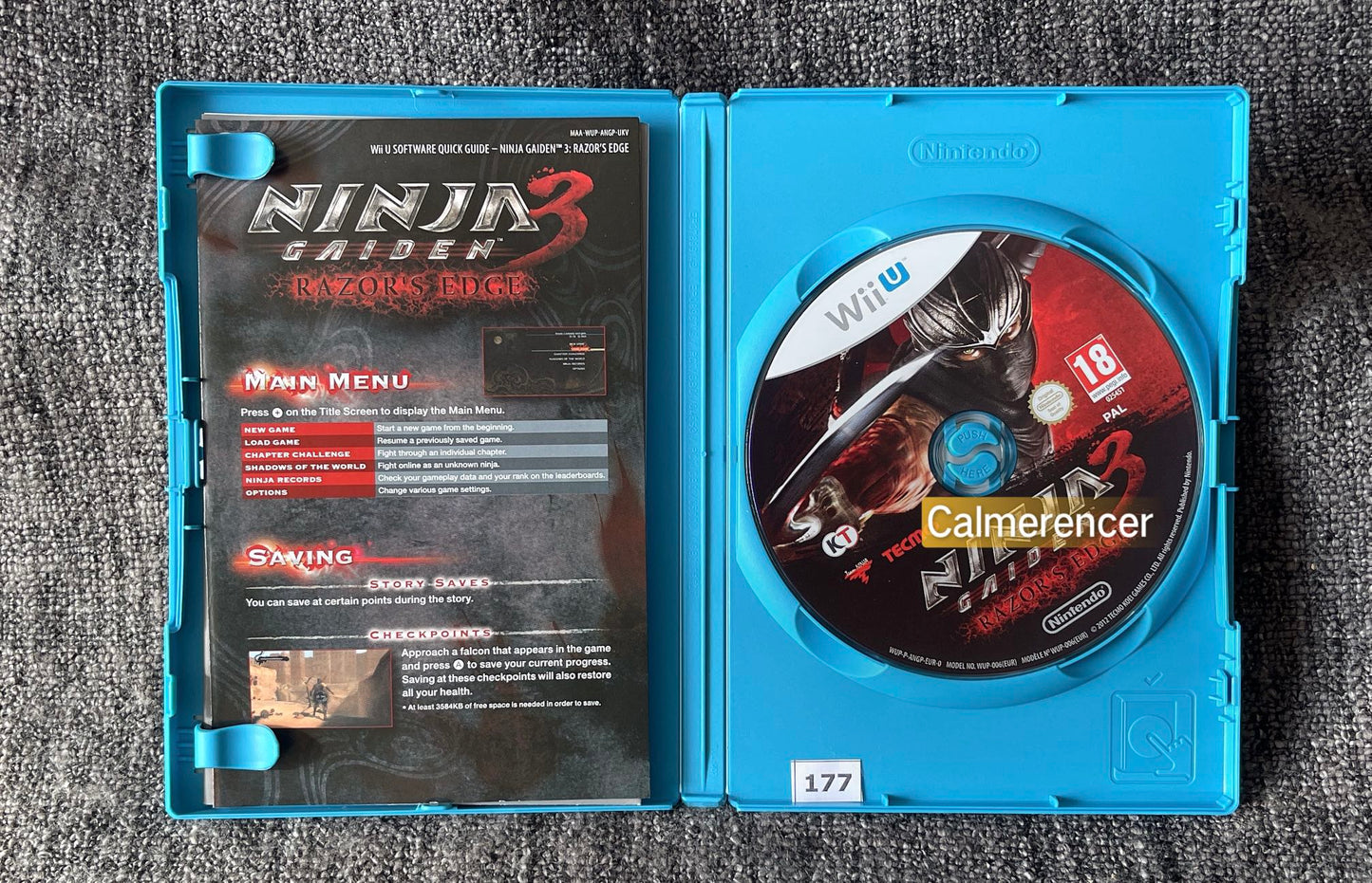 Ninja Gaiden 3 Razors Edge - Nintendo Wii U Game