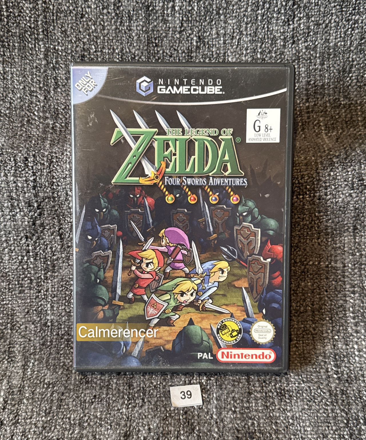 The Legend Of Zelda Four Swords Adventure Game - Nintendo Gamecube - Pal Version