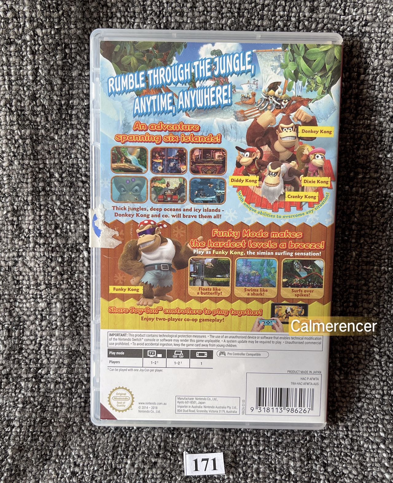 Donkey Kong Country Tropical Freeze Game - Nintendo Switch