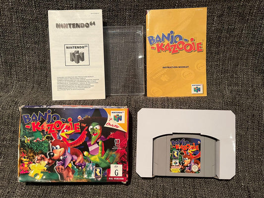 Banjo Kazooie Game Boxed - Nintendo 64 / N64 - Pal Version