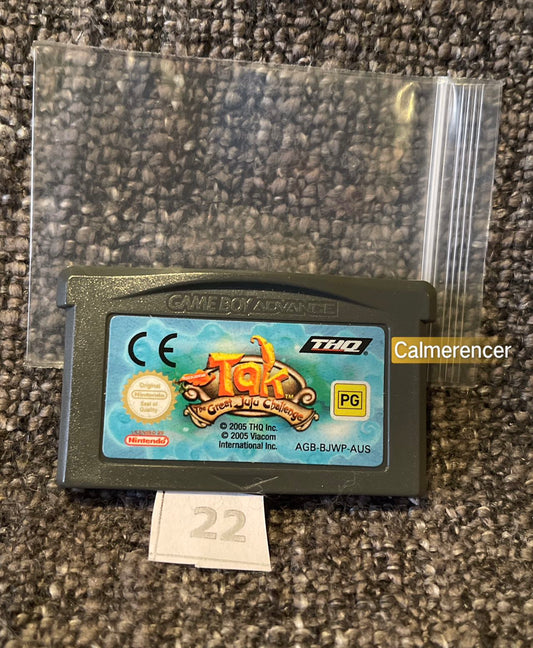 Tak The Great JuJu Challenge  Game -Nintendo Gameboy Advance Cart GBA - Pal Version