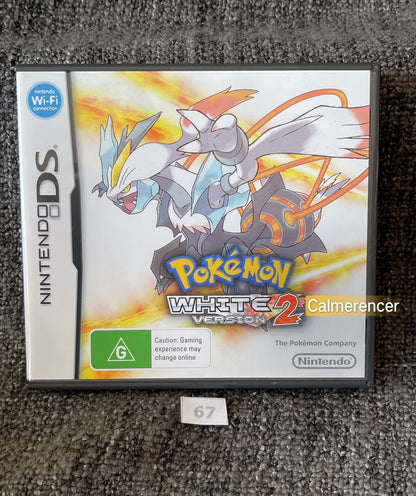 Pokemon White Version 2 Game Nintendo DS - Pal