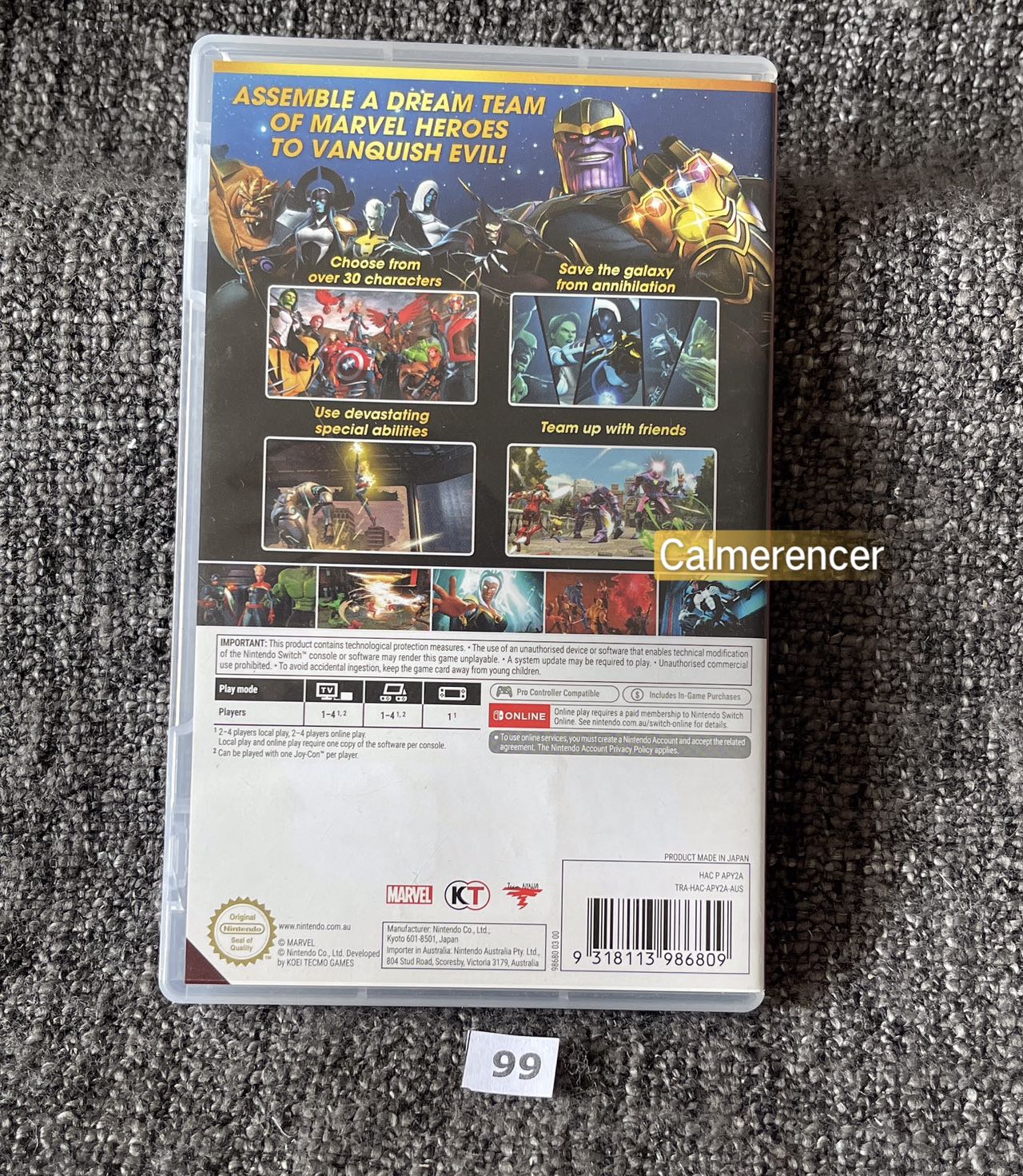 Ultimate Alliance 3 Marvel The Black Order Game - Nintendo Switch