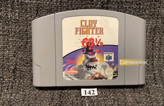 Clay Fighter 63 1/3 - Nintendo 64 / N64 - Pal Version