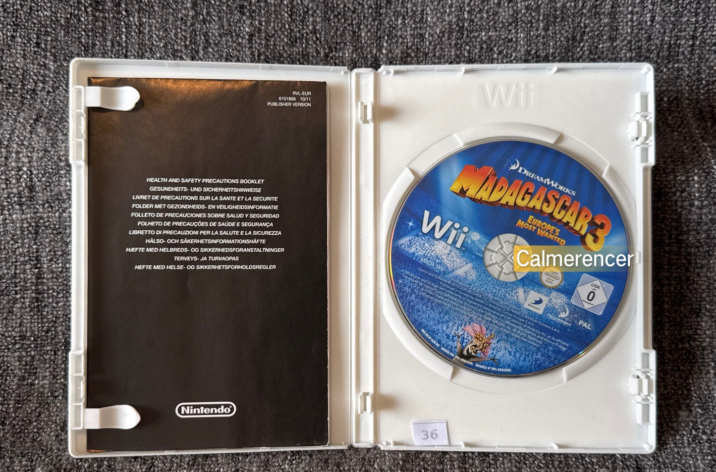 Madagascar 3 No Manual - Nintendo Wii game