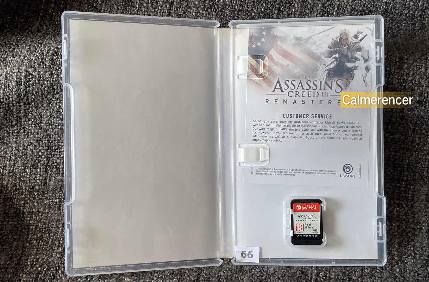 Assassins Creed 3 Remastered Game - Nintendo Switch