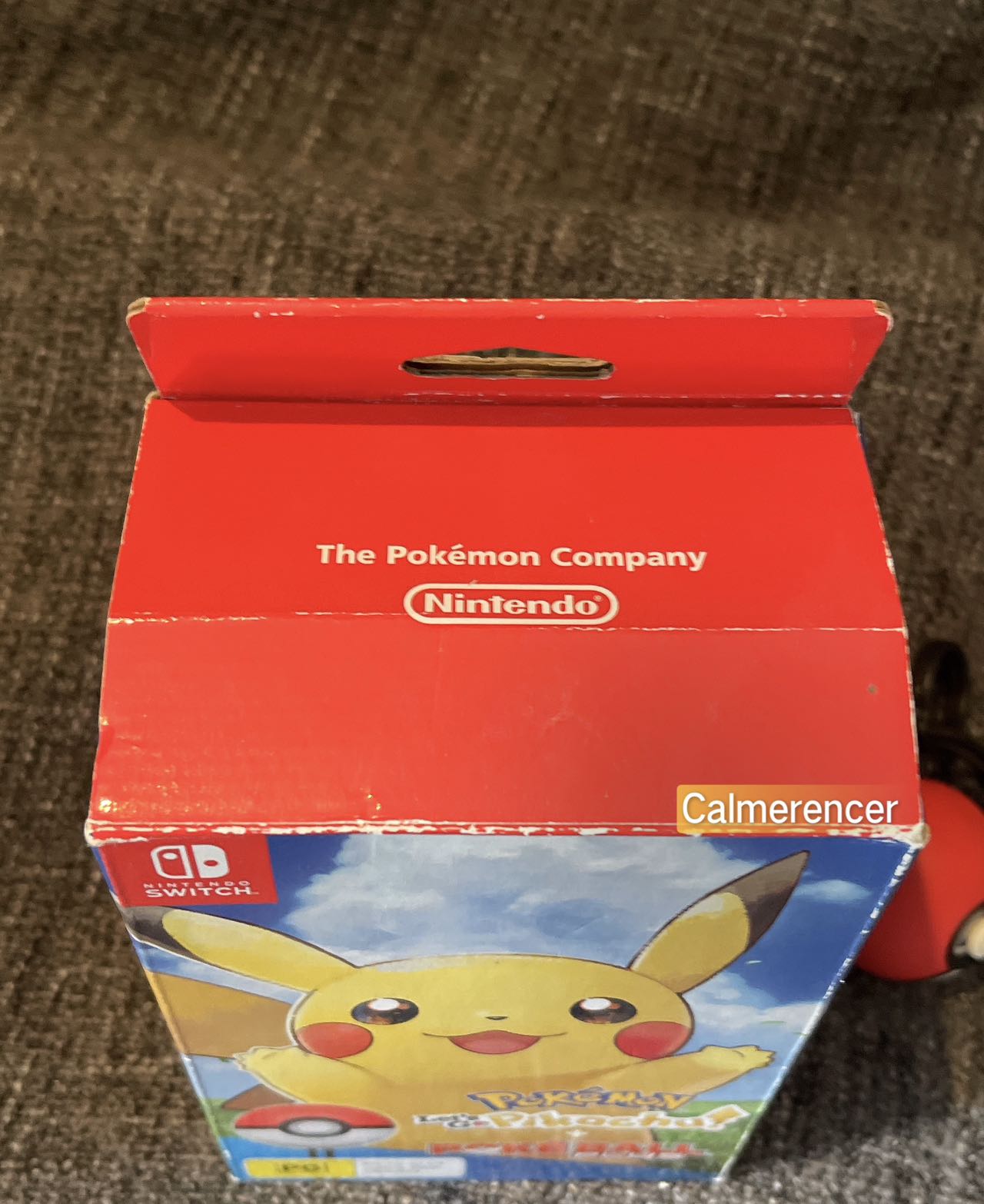 Pokemon Lets Go Pikachu! + Poke Ball Plus With Mew Boxed Missing insert and game Limited Edition Switch Game  - Nintendo