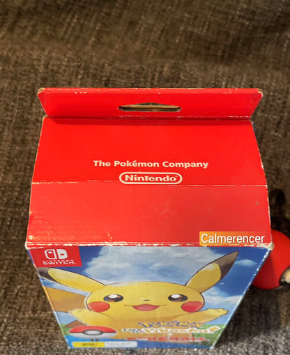 Pokemon Lets Go Pikachu! + Poke Ball Plus With Mew Boxed Missing insert and game Limited Edition Switch Game  - Nintendo