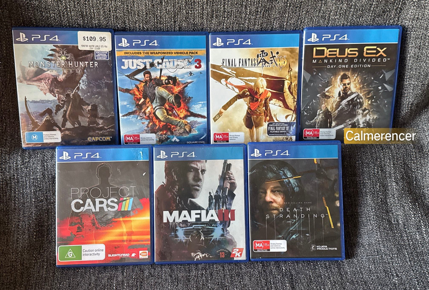 7x Game Bundle Sony Playstation 4 (PS4)