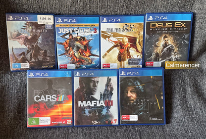 7x Game Bundle Sony Playstation 4 (PS4)