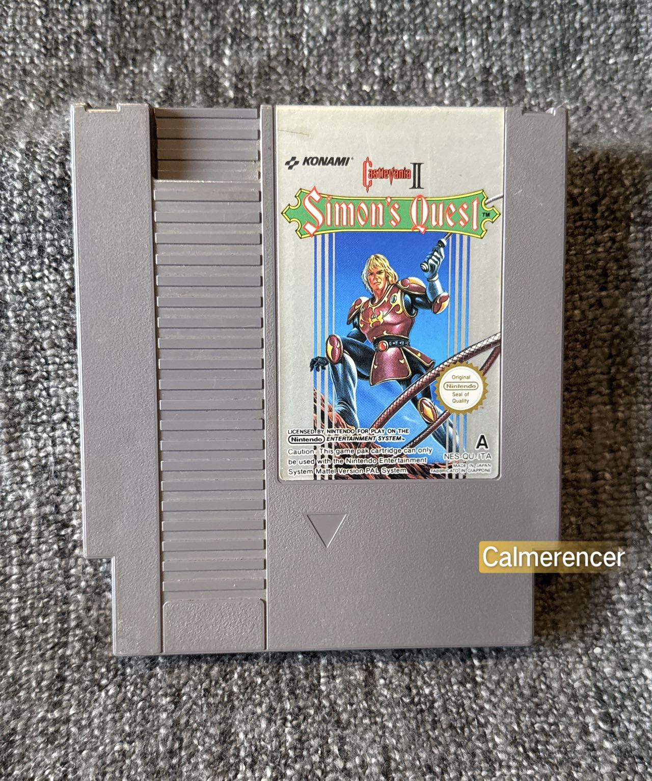 Castlevania ll 2 Simon's Quest Game - Nes - Nintendo / Entertainment System - Pal Version