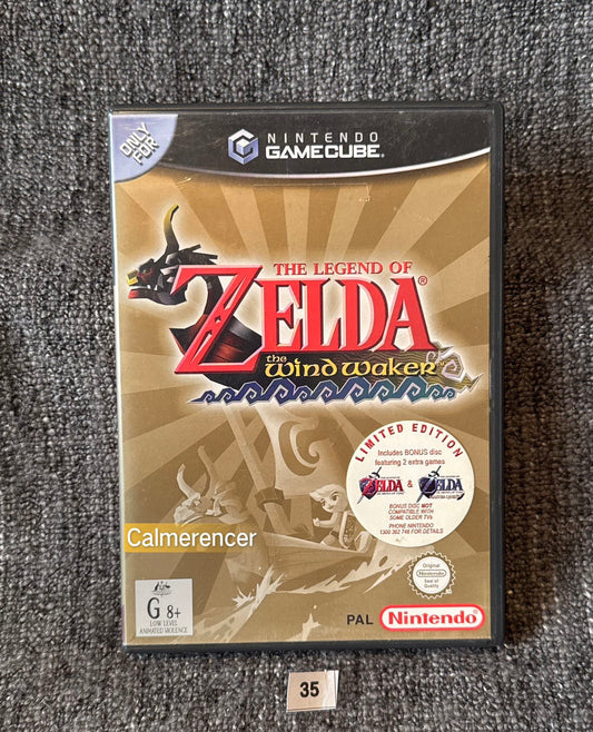 The Legend Of Zelda The Wind Waker + Bonus Game - Nintendo Gamecube - Pal Version