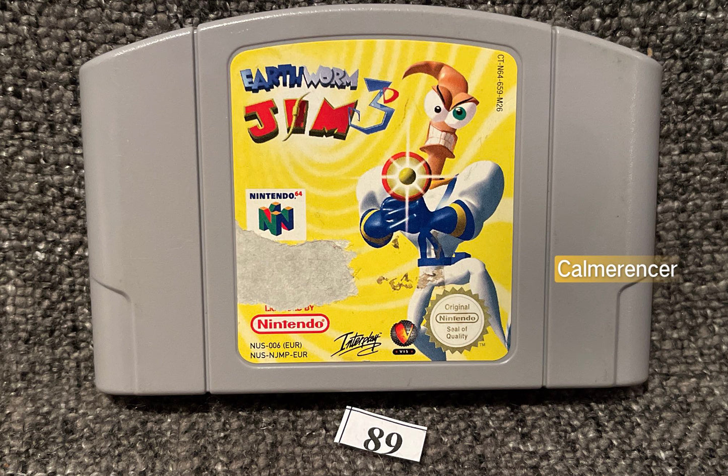 Earthworm Jim 3D - Nintendo 64 / N64 - Pal Version