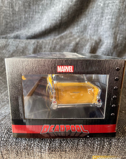 Brand New - Jada 1:24 Deadpool w /1957 Chevy Bel Air Taxi Movie Hollywood Rides - Marvel