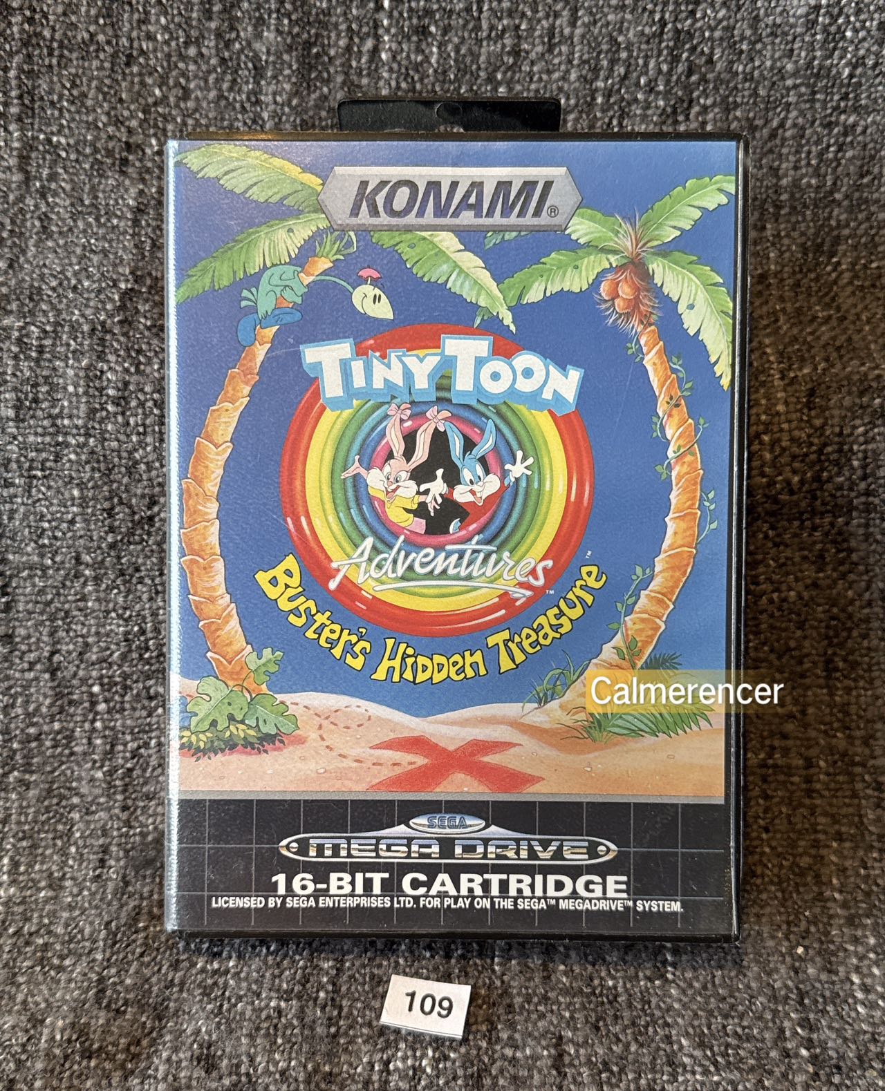 Tiny Toon Adventures Busters Hidden Treasure  Game - Sega Mega Drive