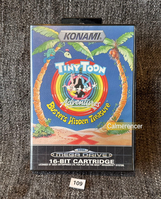 Tiny Toon Adventures Busters Hidden Treasure  Game - Sega Mega Drive