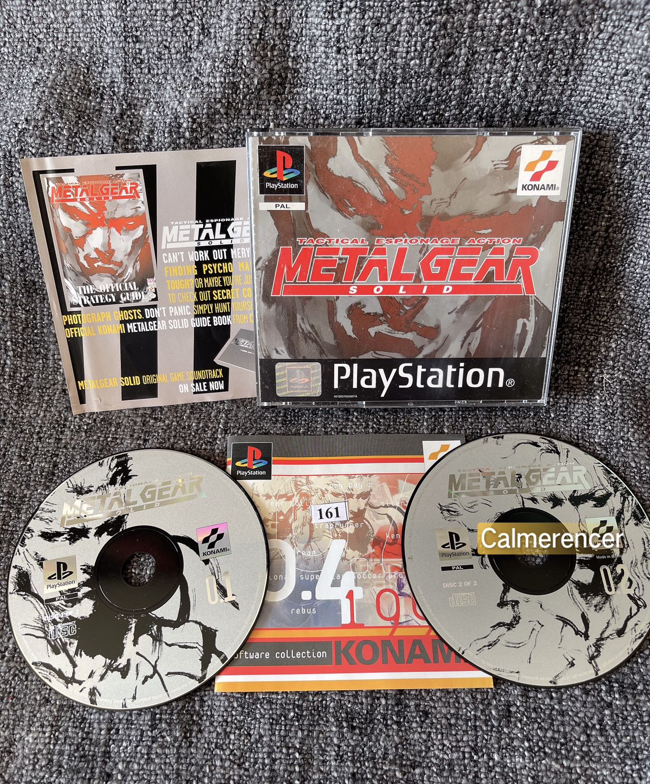 Metal Gear Solid Tactical Espionage Action - Sony Playstation One (PS1) Game