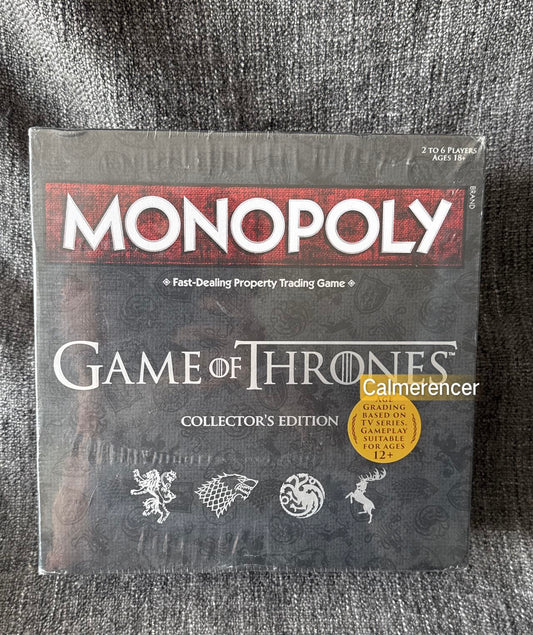 Brand New Collectors Edition Game Of Thrones Monopoly Board game Sealed