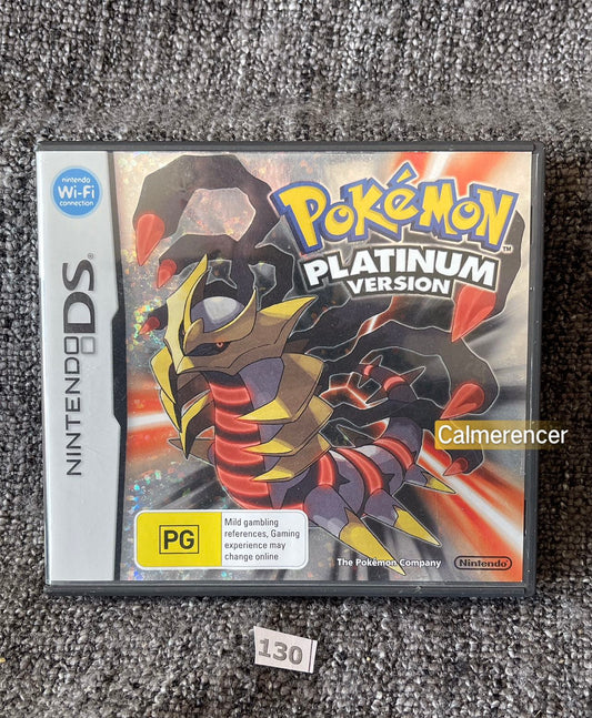 Pokemon Platinum Version Game Nintendo DS - Pal