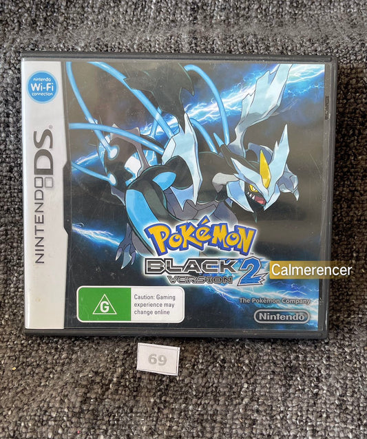 Pokemon Black Version 2 Game Nintendo DS - Pal