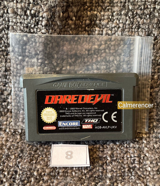 Dare Devil Game -Nintendo Gameboy Advance Cart GBA - Pal Version