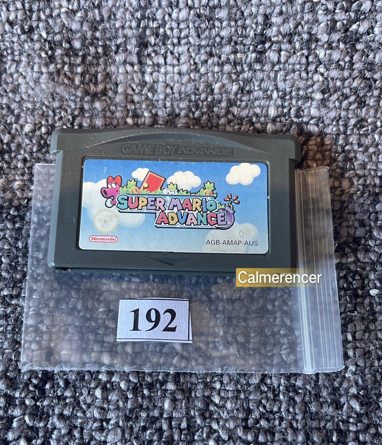 Super Mario Advance Game -Nintendo Gameboy Advance Cart GBA - Pal Version