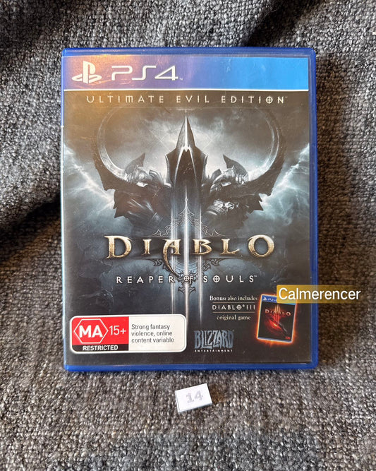 Diablo Reaper Of Souls Sony Playstation 4 (PS4) Game