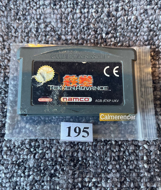 Tekken Advance Game -Nintendo Gameboy Advance Cart GBA - Pal Version