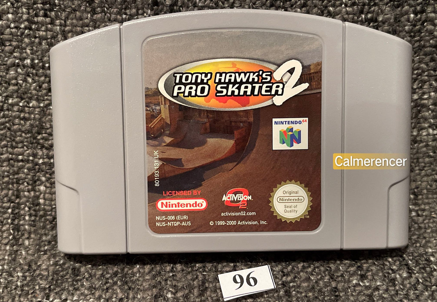 Tony Hawks Pro Skater 2 - Nintendo 64 / N64 - Pal Version