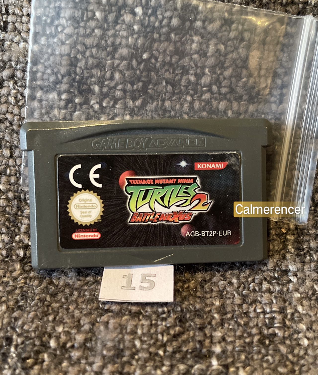 Teenage Mutant Ninja Turtles Battle Nexus 2 Game -Nintendo Gameboy Advance Cart GBA - Pal Version