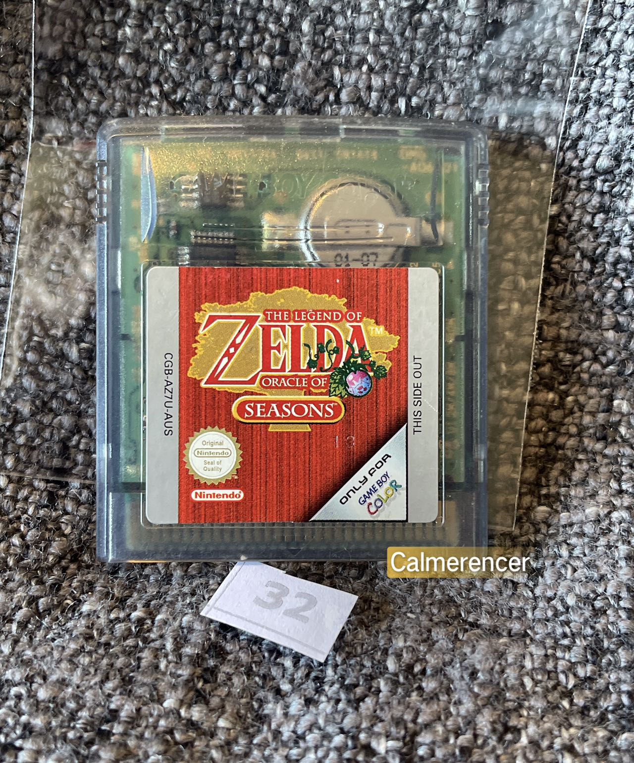 The Legend Of Zelda Oracle Of Seasons Game - Nintendo Gameboy Color