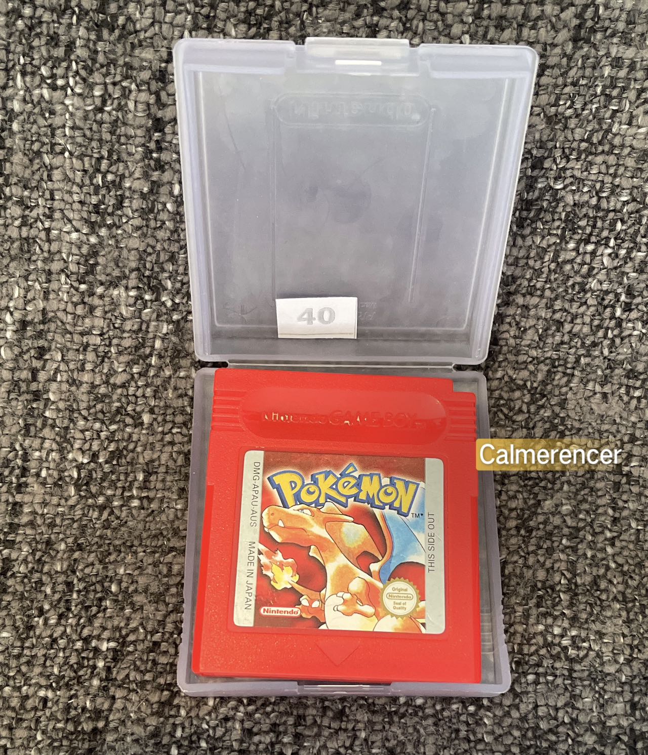 Pokemon Red Version with genuine case Game - Nintendo Gameboy