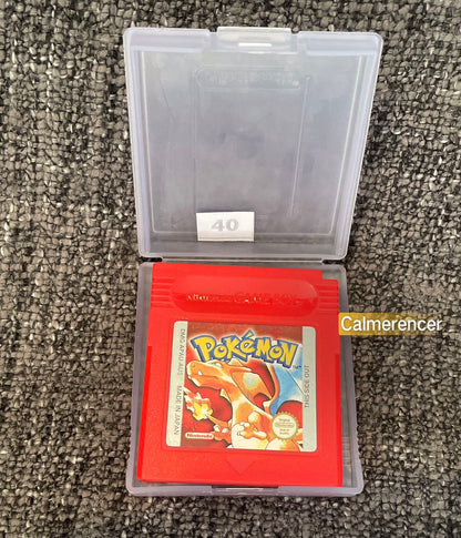 Pokemon Red Version with genuine case Game - Nintendo Gameboy