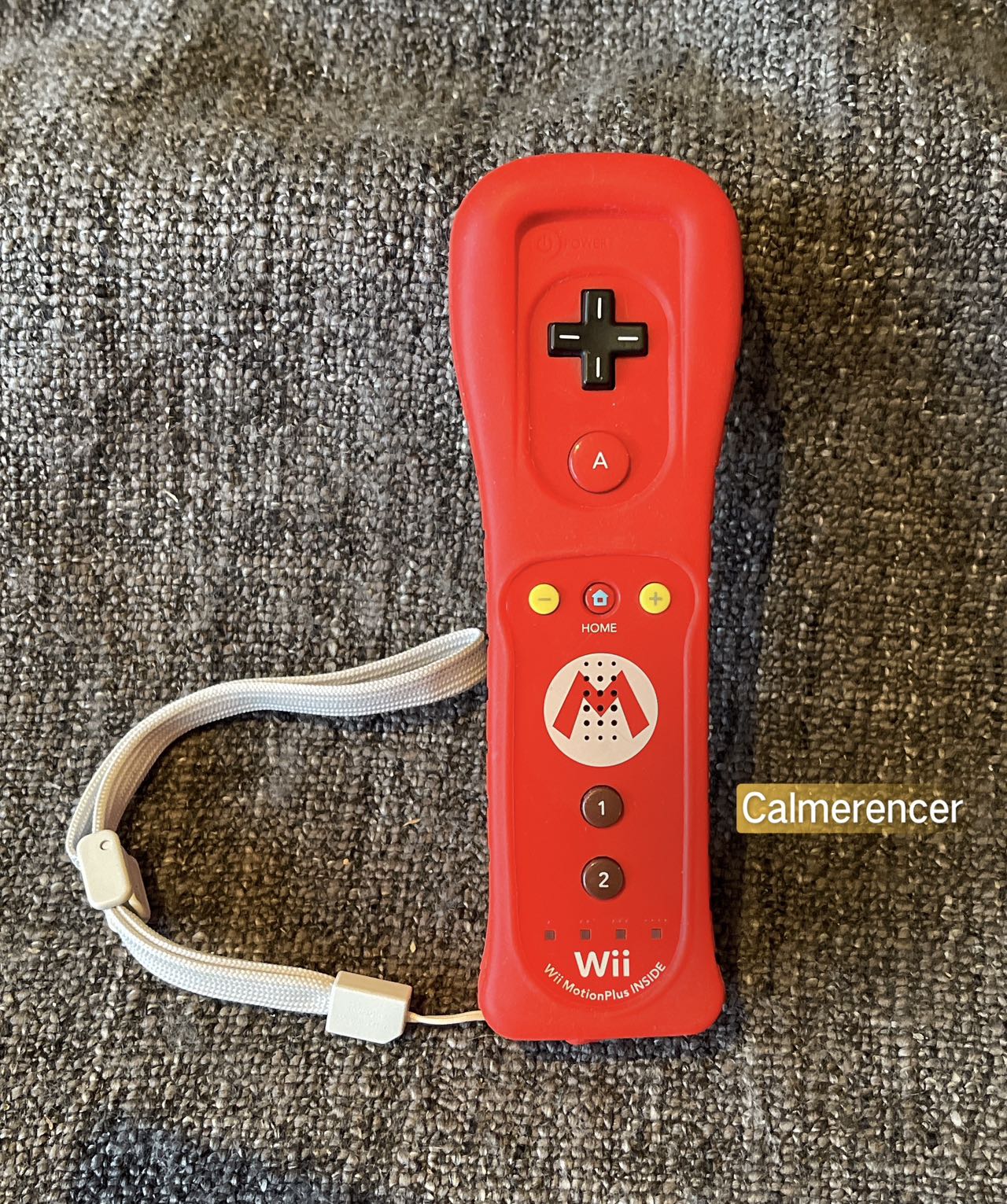 Mario Limited Edition Nintendo  Wii Controller - Genuine