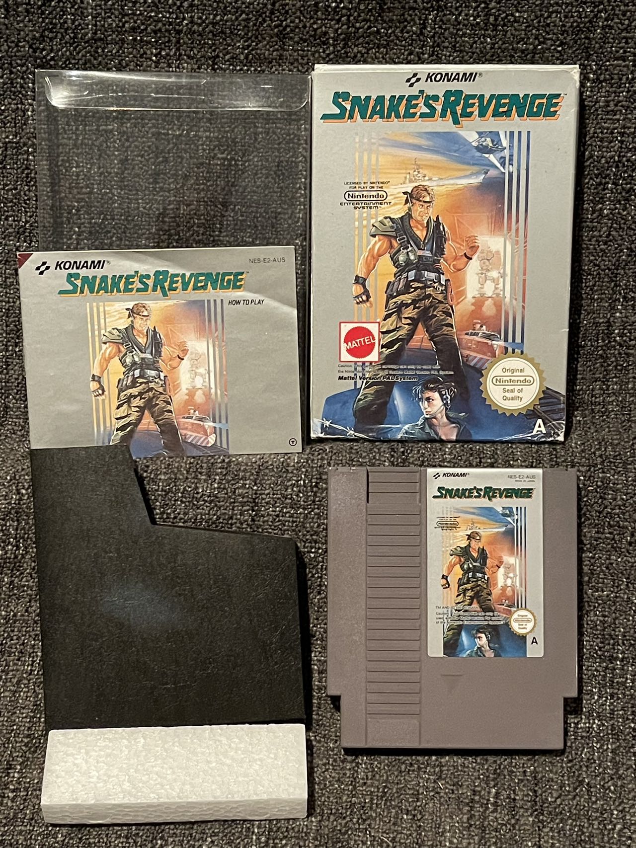 Snakes Revenge Game - Nes - Nintendo / Entertainment System - Pal Version