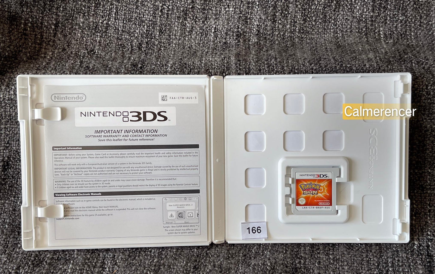 Pokemon Sun Game Nintendo 3DS